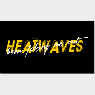 glass animals heat waves Posters and Art